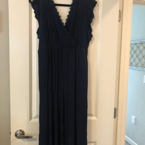 Navy Blue Crop jumper- XL